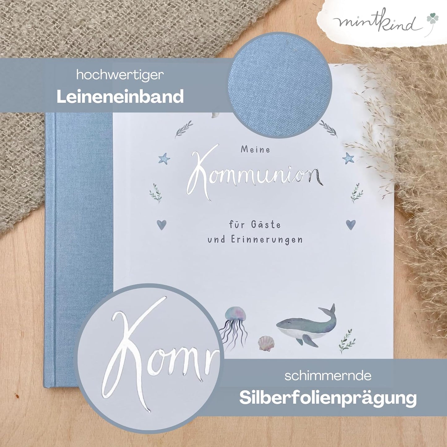 Kommunion Gästebuch, Wal
