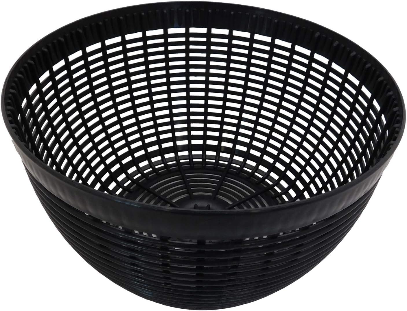 Salatschleuder mit Kurbelantrieb (Edelstahl, 24 cm), Salatschleuder