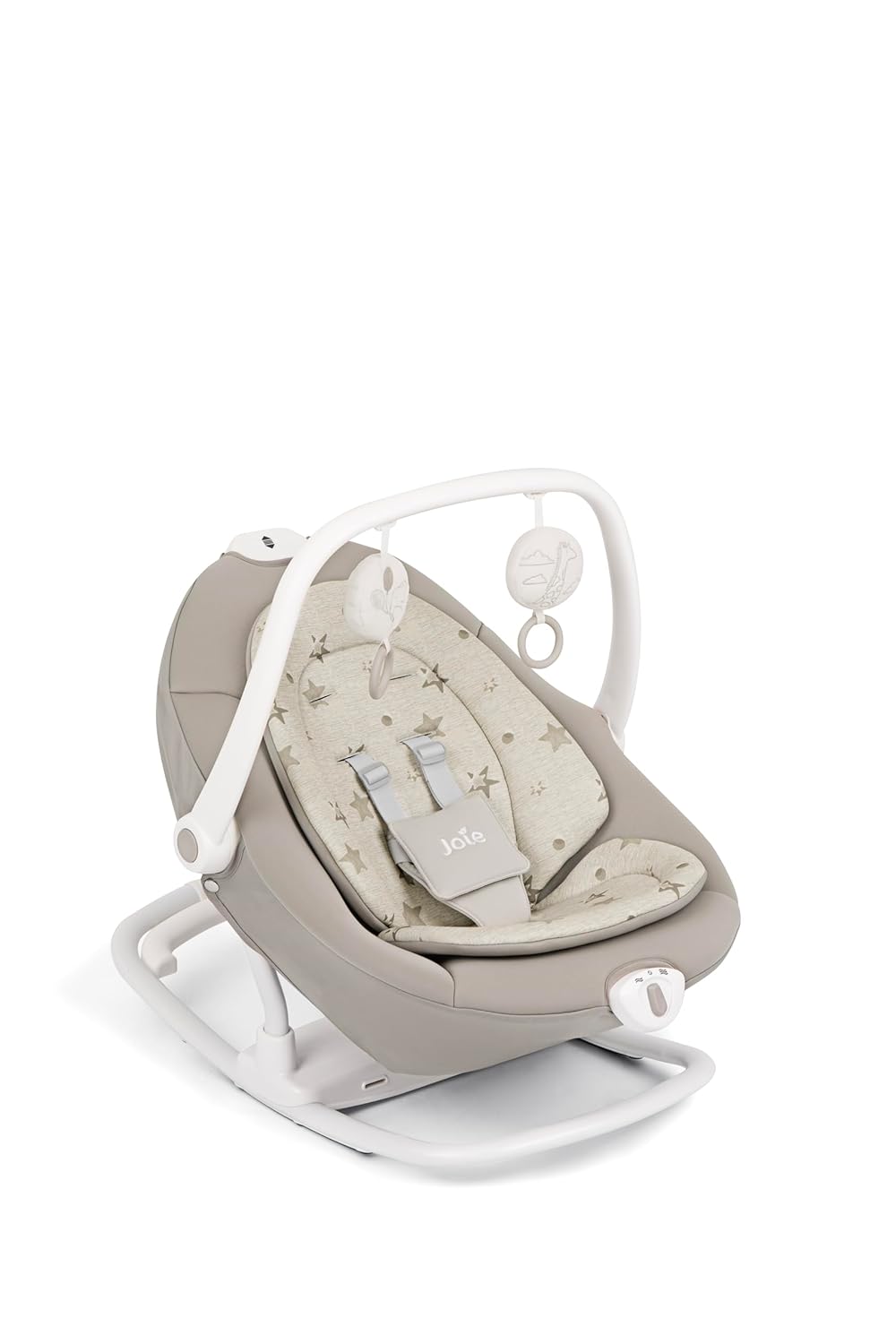 Sansa 2in1 Babyschaukel & Wippe mit Multi-Motion-Funktion, Cosmo Tan