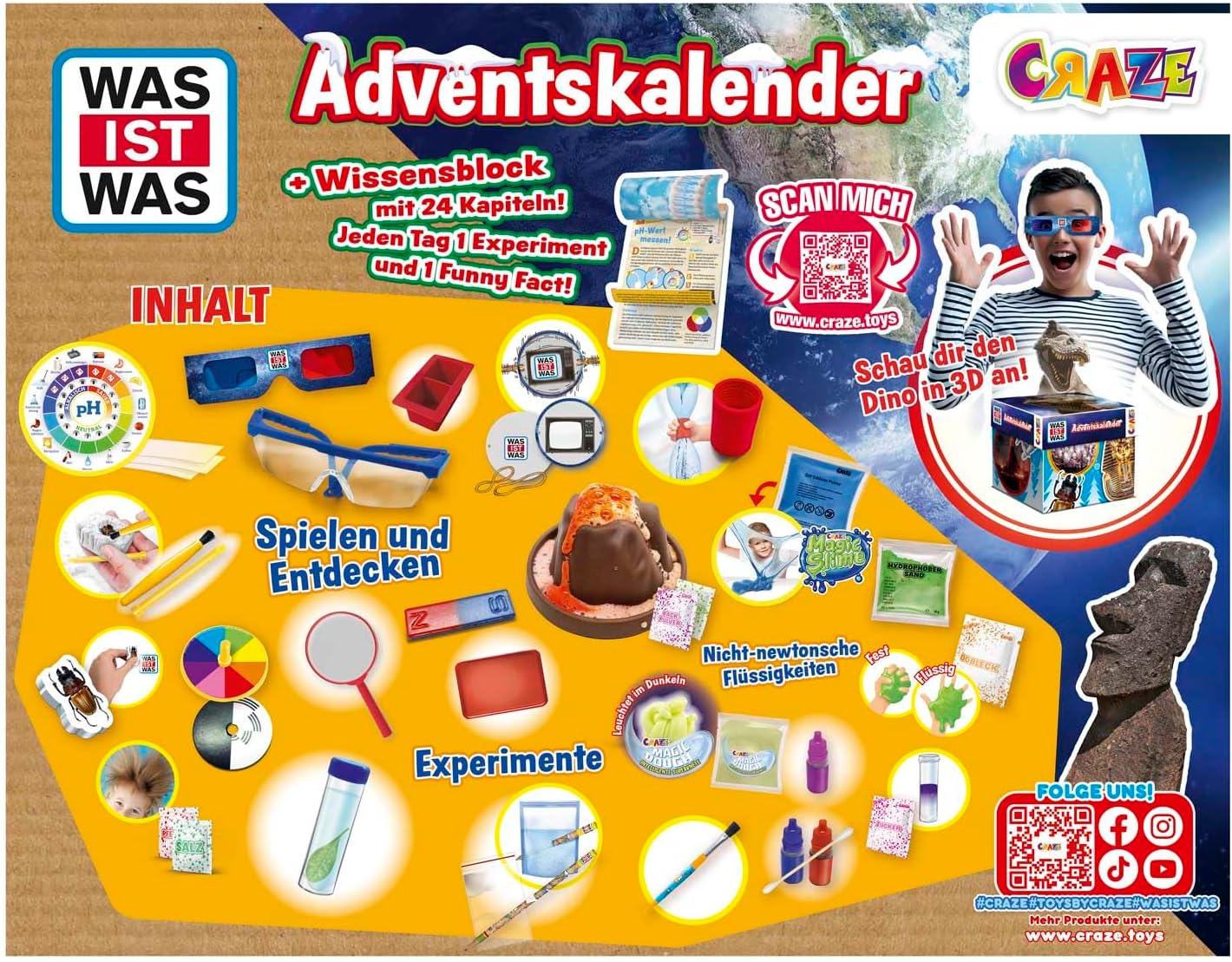 Adventskalender mit Experimenten, Adventskalender Was ist was?