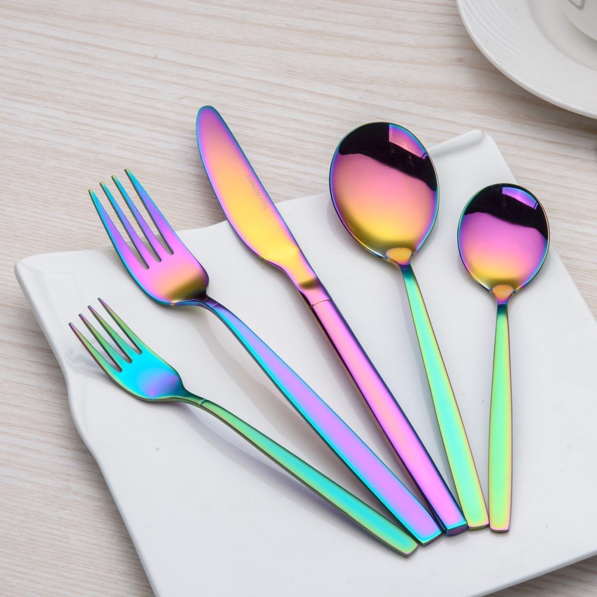 Besteck-Set für 6 Personen, 04. Regenbogen