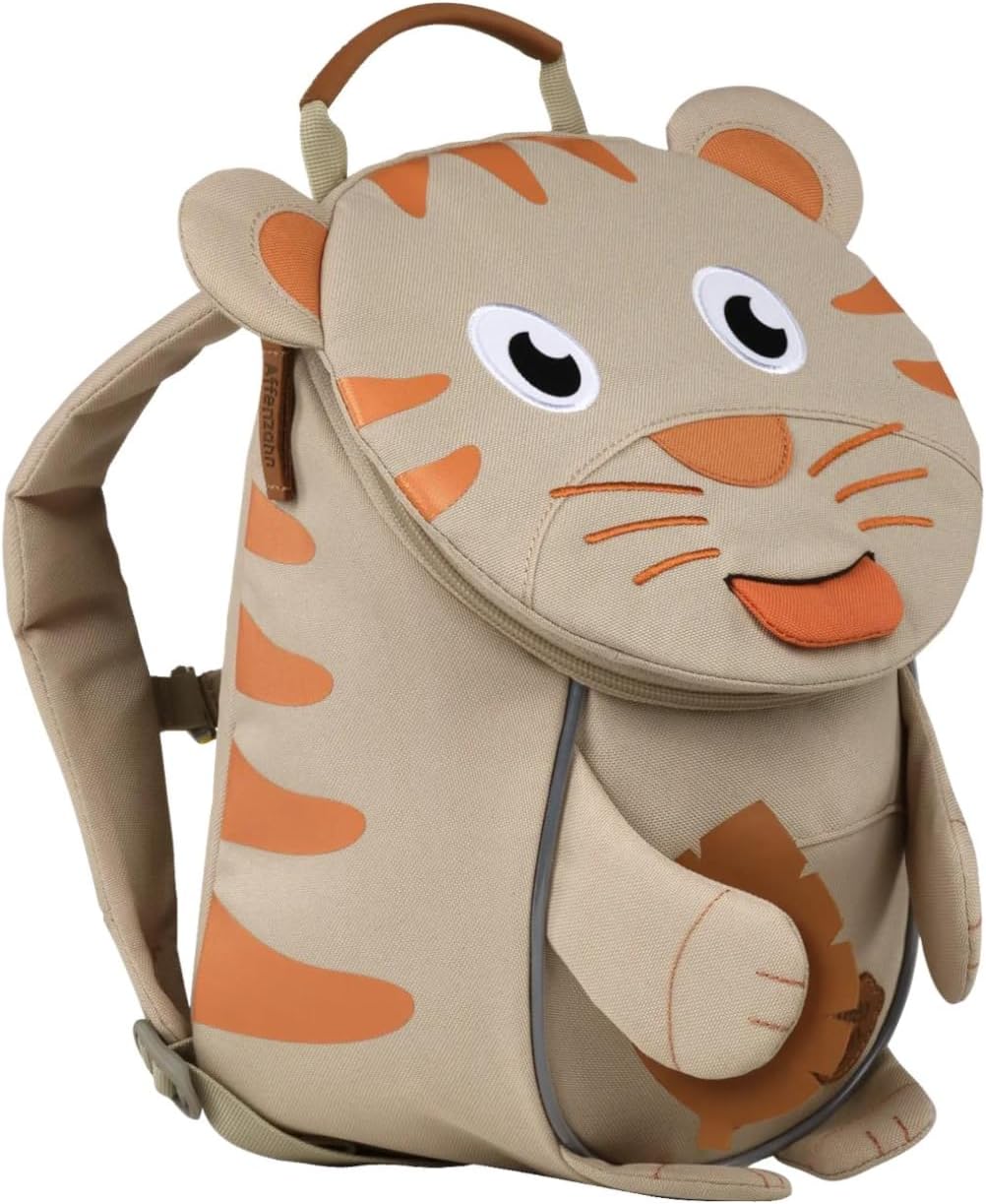 Kindergartenrucksack Kleiner Freund, Einheitsgrösse Pure Tiger - Beige