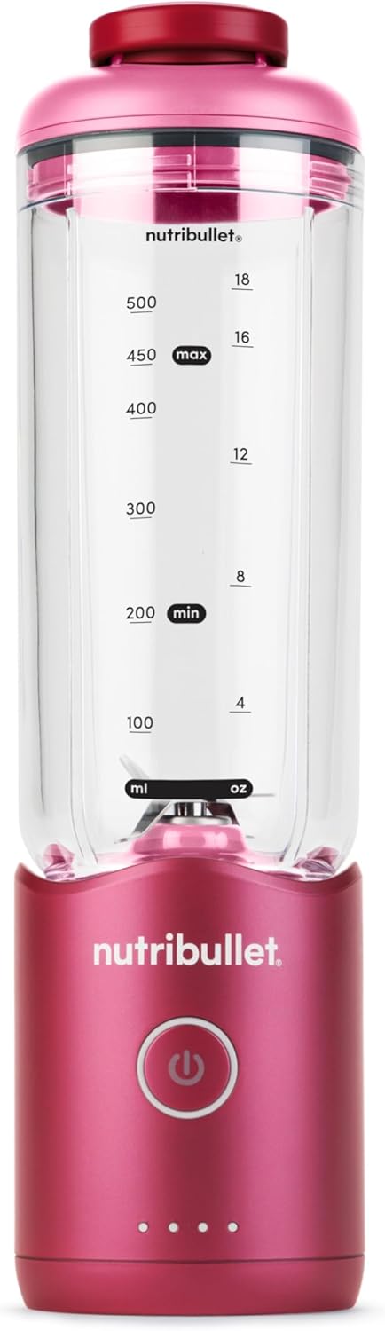 Tragbarer Smoothie-Mixer, Magenta 650ML