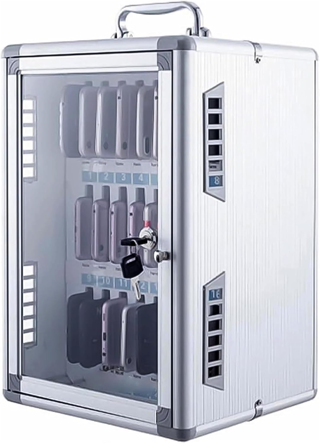Abschliessbarer Handy Wandtresor mit 24 Slots, 1er-Pack 24 Slots
