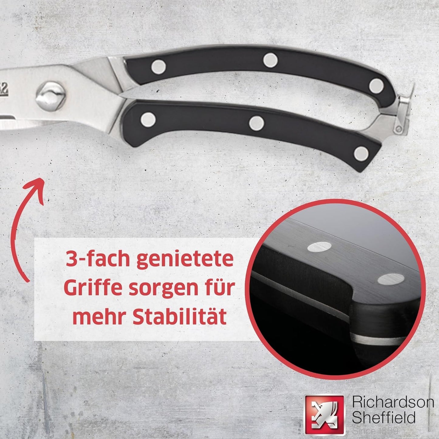 V Sabatier Geflügelschere, Geflügelschere