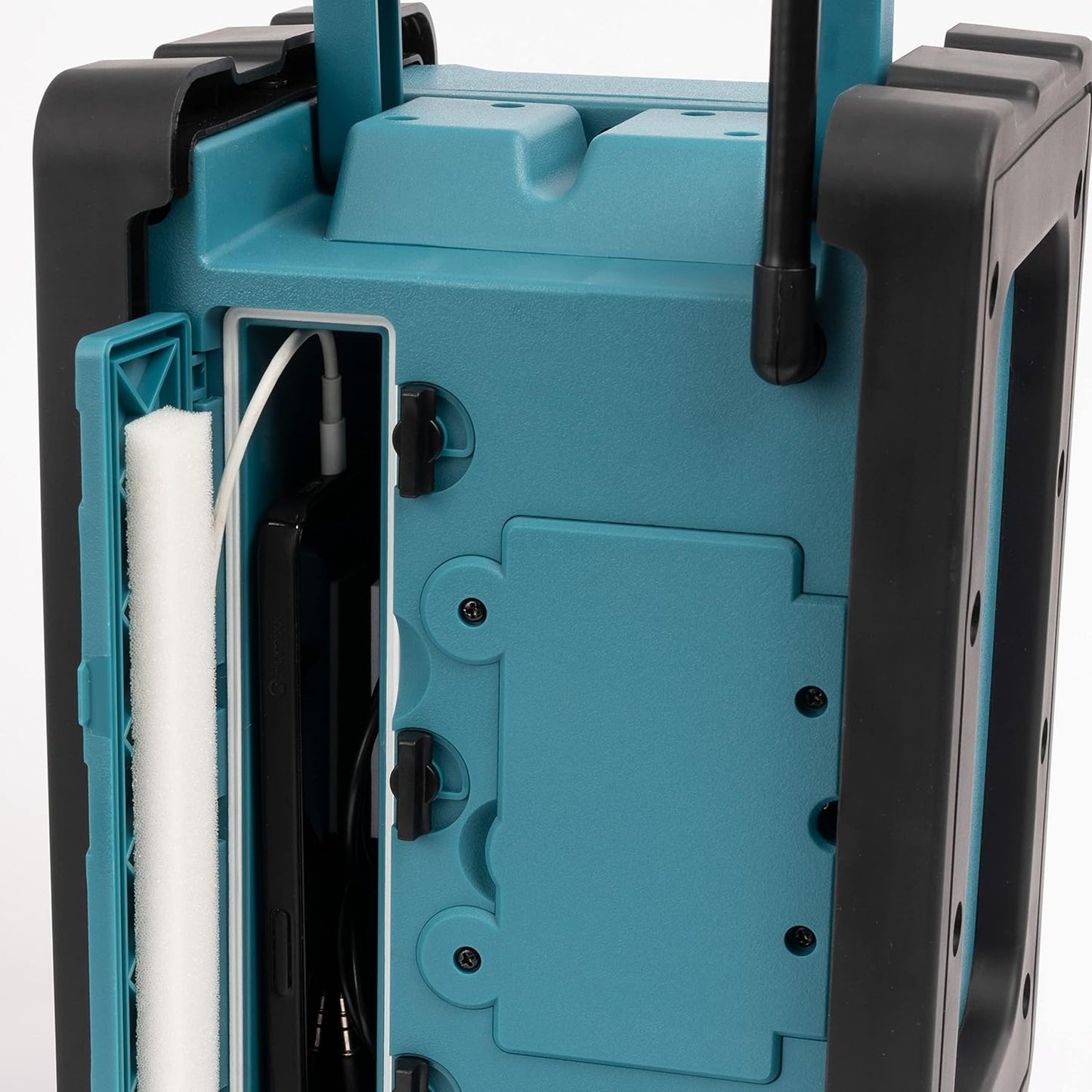 Baustellenradio BSR 200 mit Bluetooth und DAB+, Blau Netz-/Akkubetrieb mit DAB