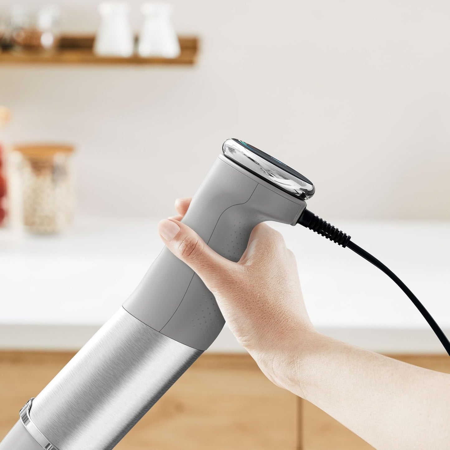 Quickchef+ Stabmixer mit Schneebesenaufsatz, 2-in-1 mit Schneebesenaufsatz