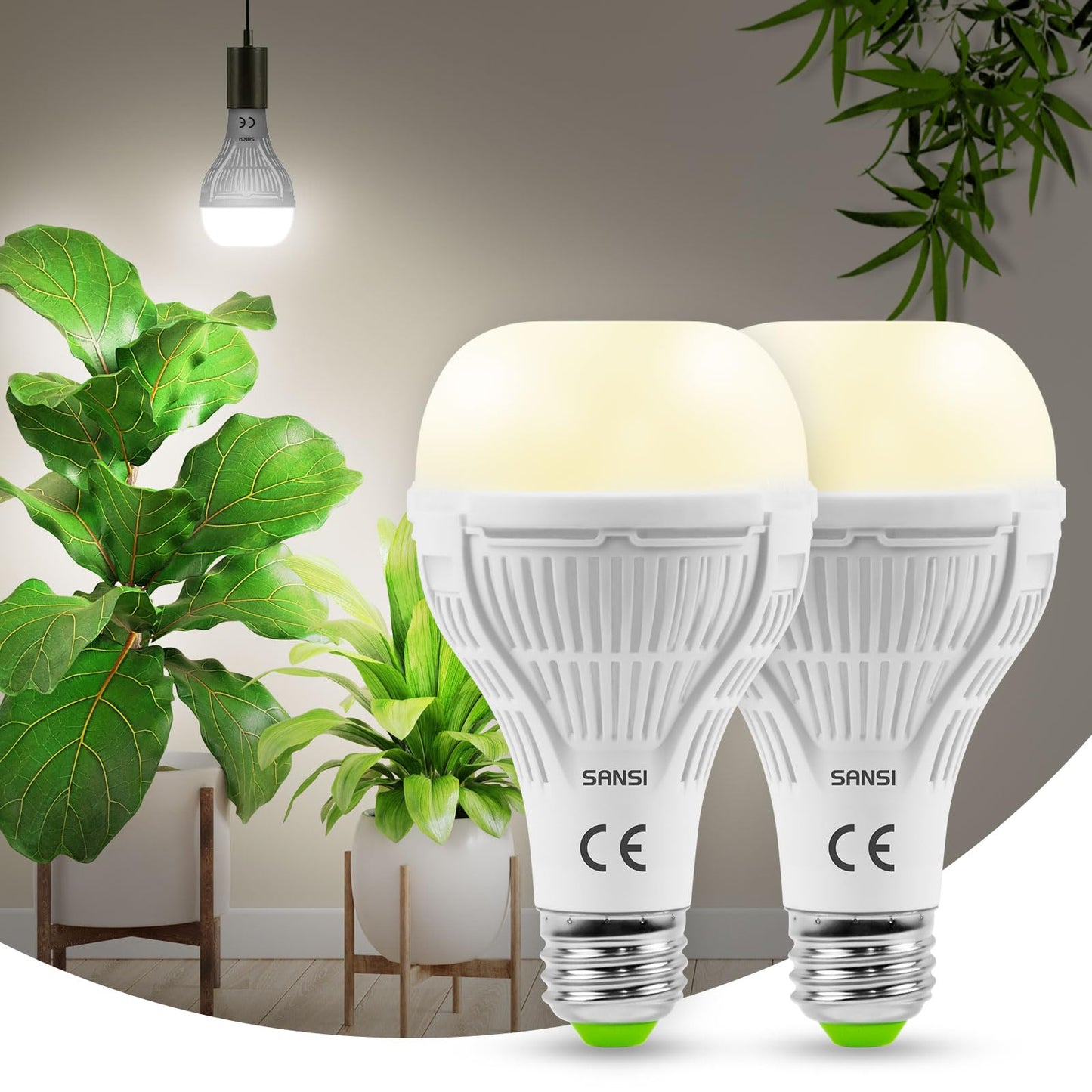 2er-Set Vollspektrum LED-Wachstumslicht, A21-15 2PACK