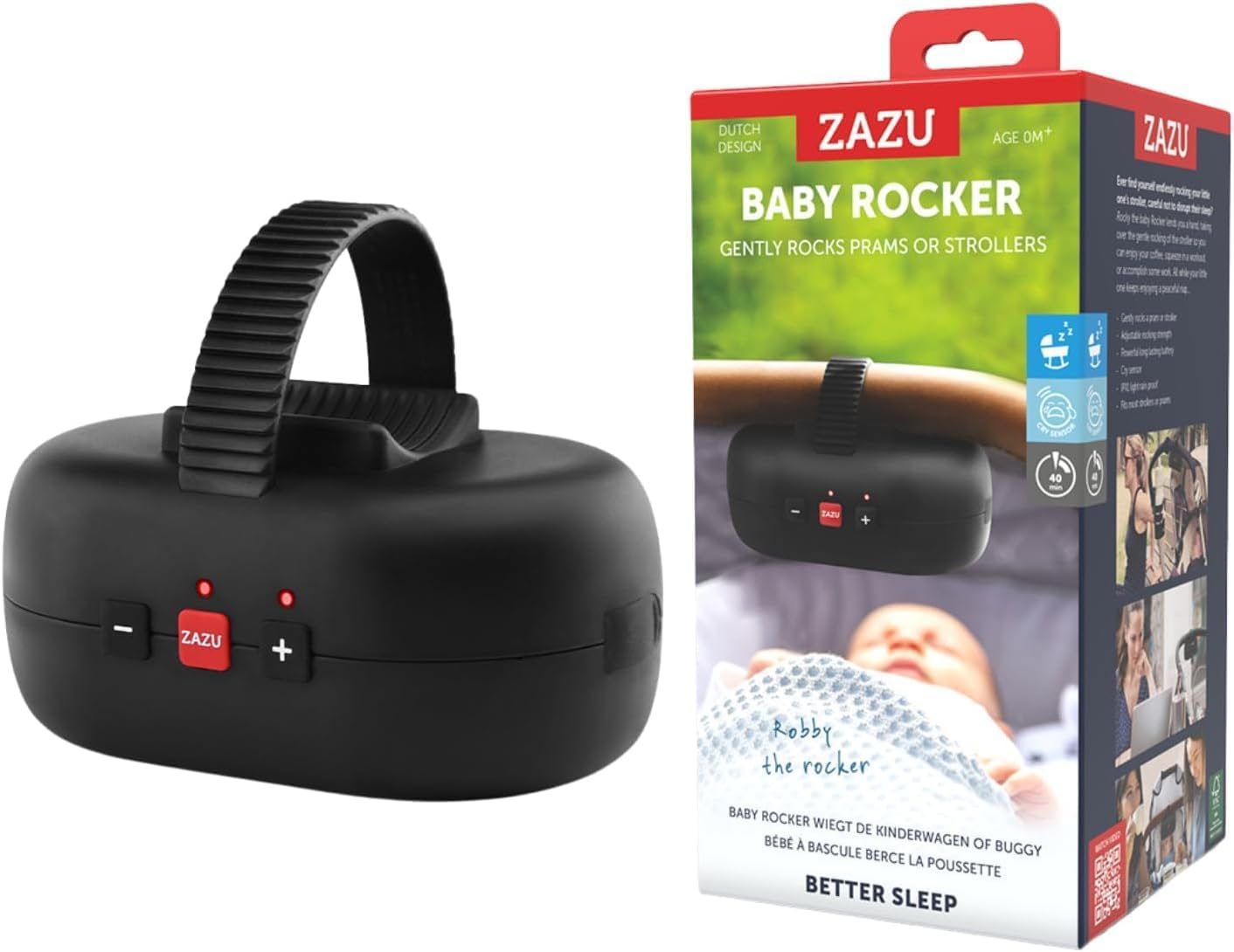 Baby Rocker - Kinderwagenschaukler, Schwarz