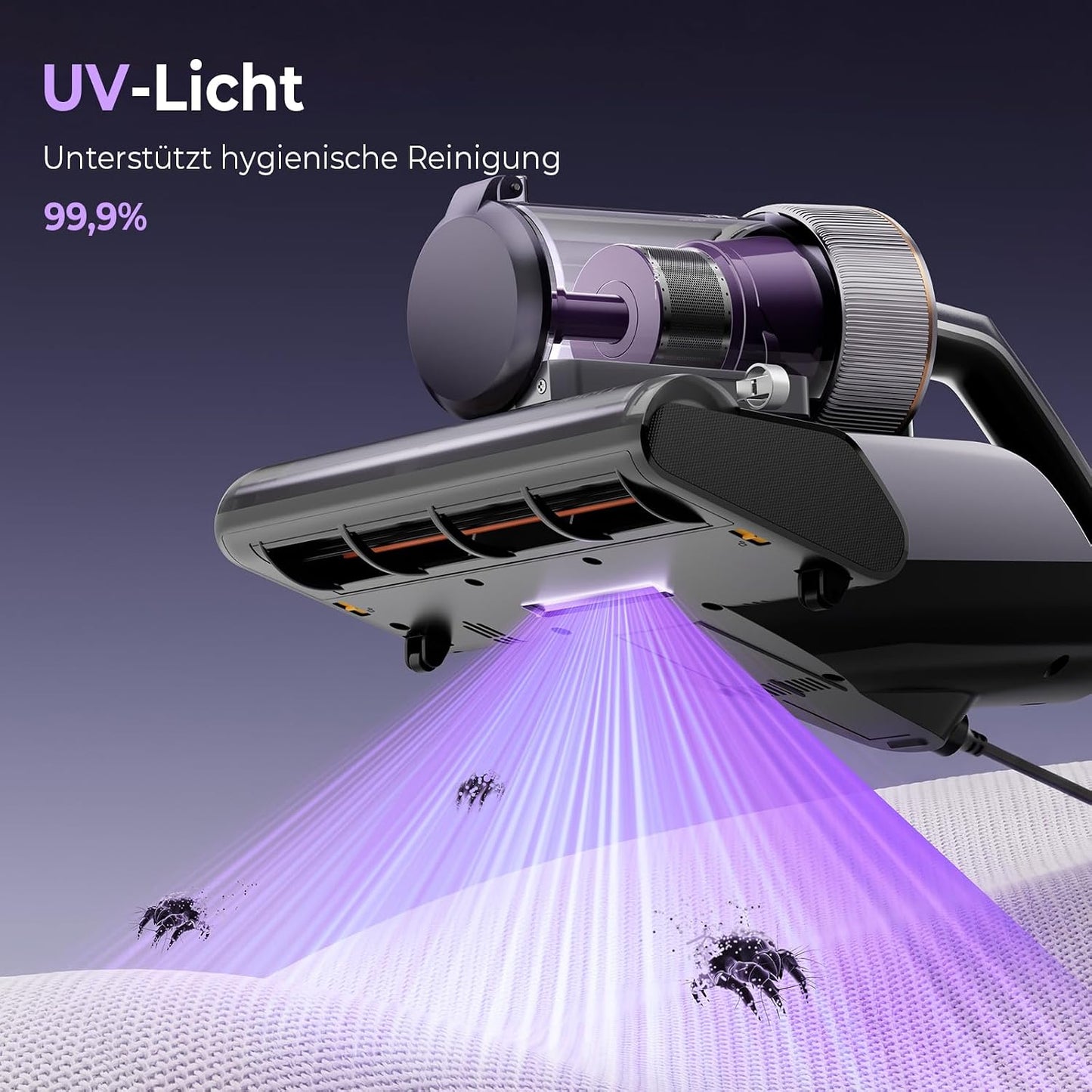 BX8 Pro Milbensauger mit UV-C & Heiztechnologie