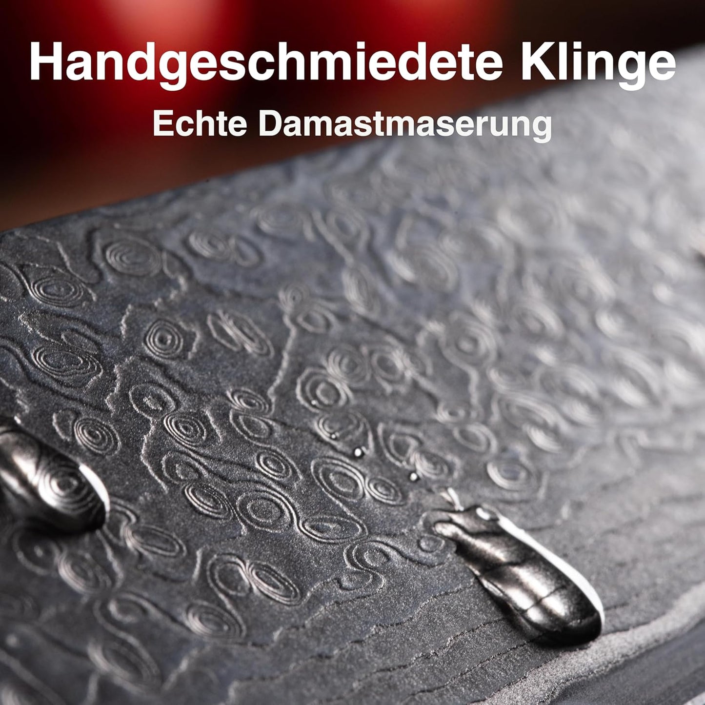 Damast Santokumesser mit VG10 Stahl, Damast Santokumesser 1.0