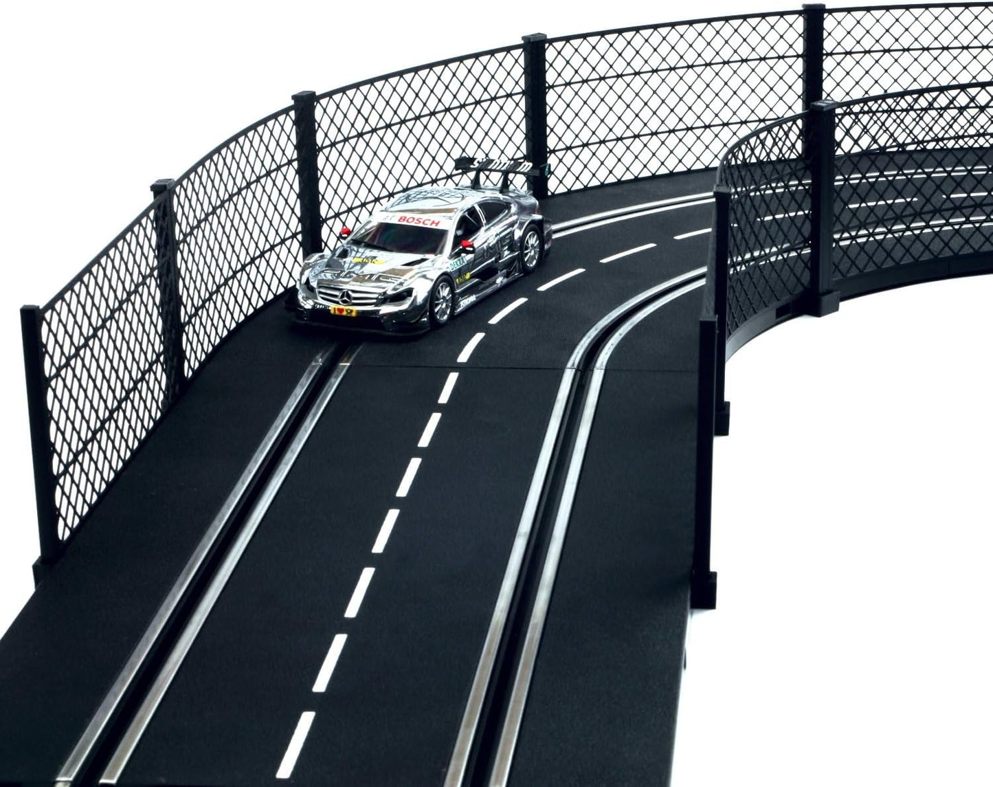 Fangzaun-System für Slotcar Strecken (1m)