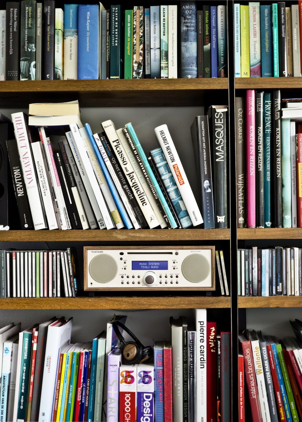 Music System+ All-in-one Kompaktanlage mit Bluetooth, Walnuss / Beige