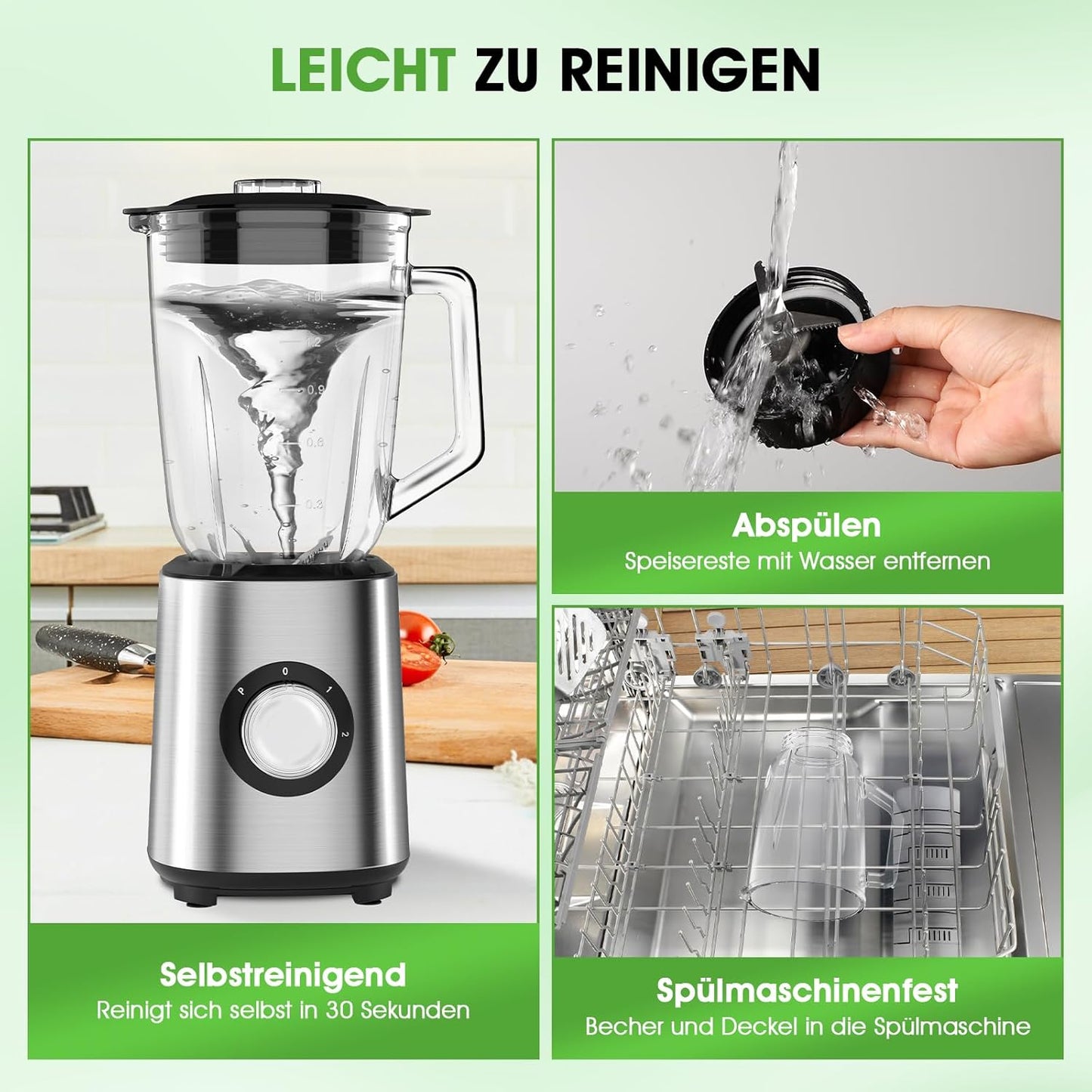 Standmixer mit Pulsfunktion