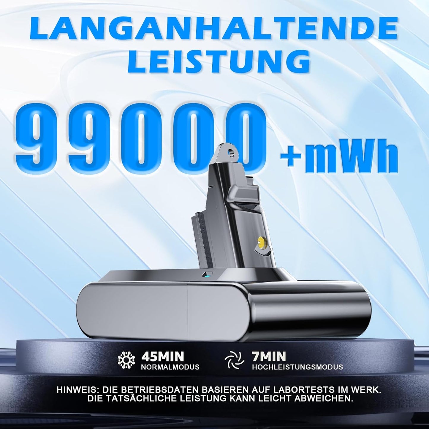 Ersatzakku für Dyson V6 Handstaubsauger, Gray-v6