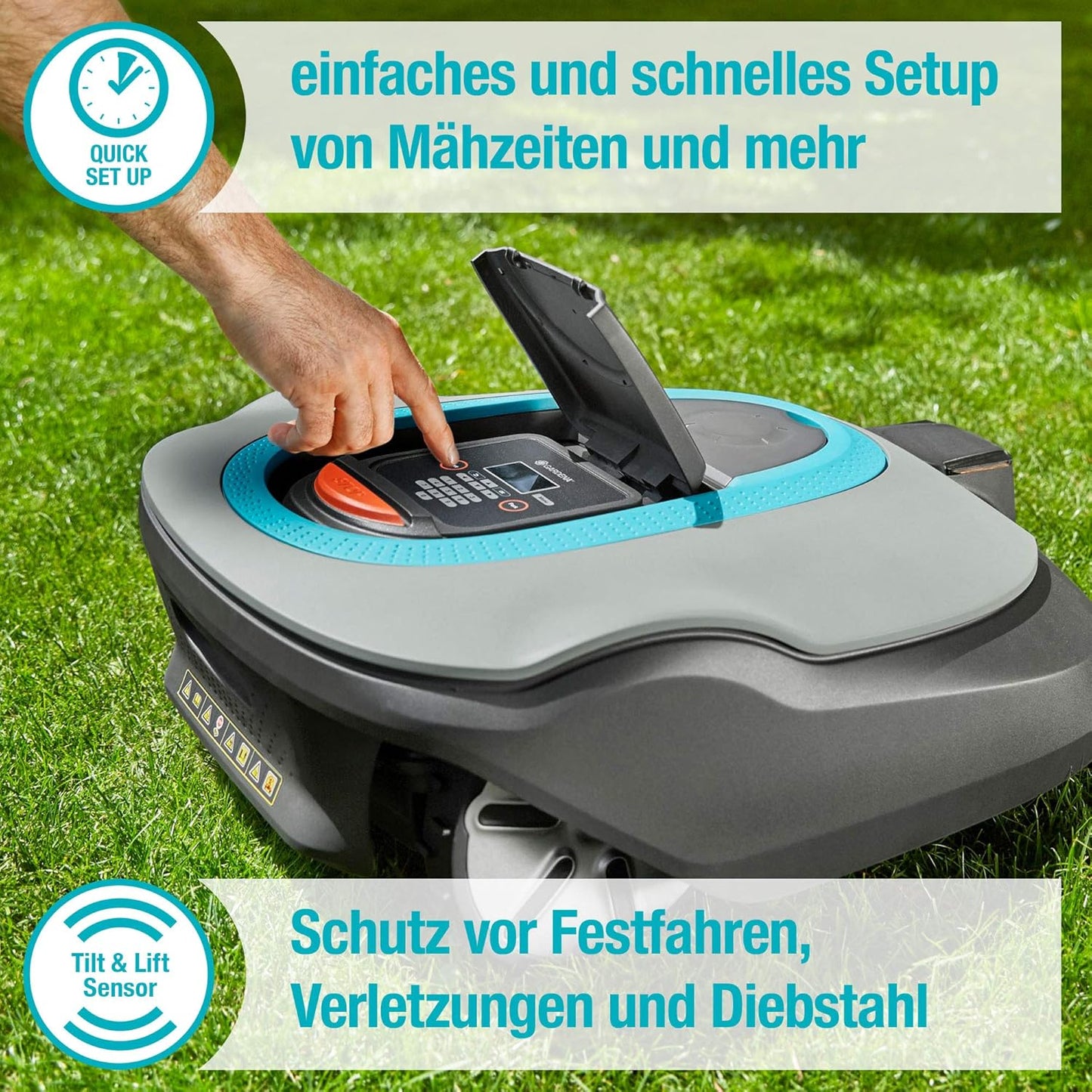 SILENO+, Display-Bedienfeld
