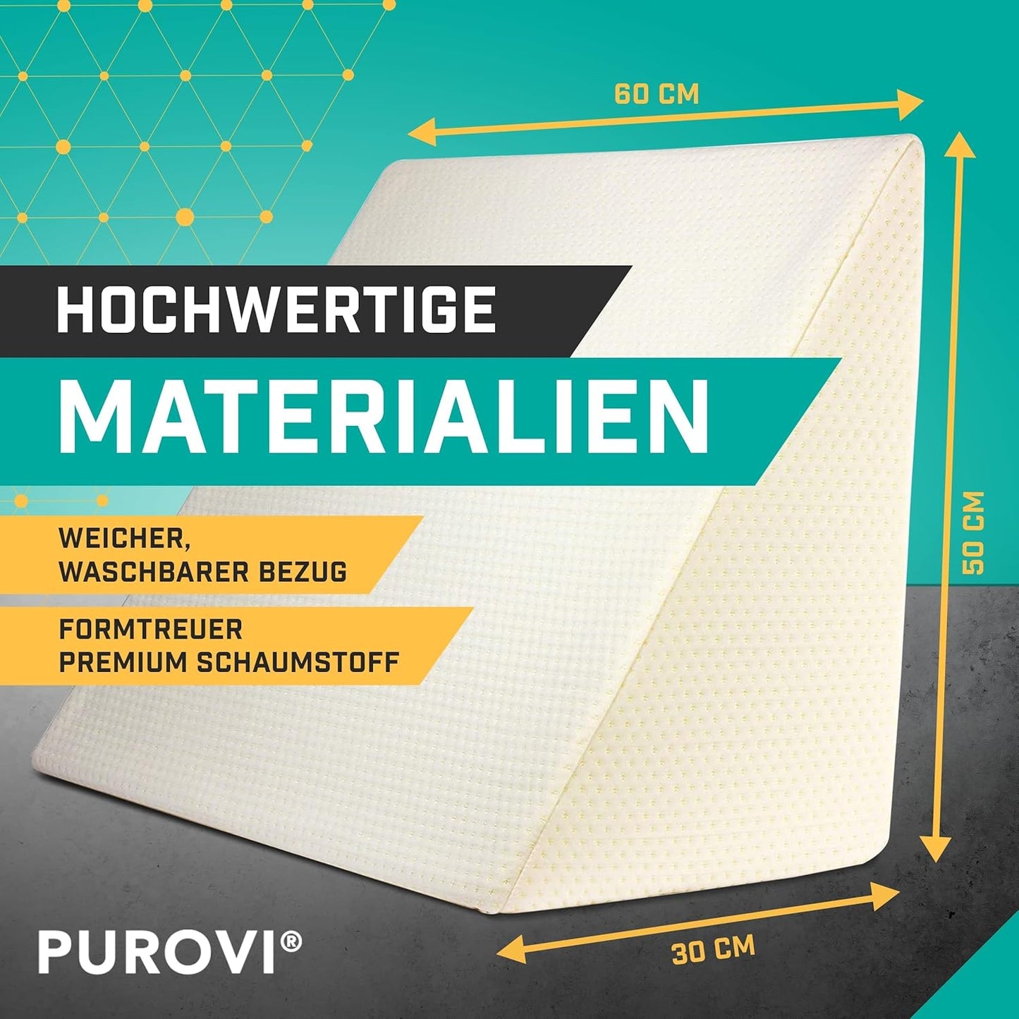 Keilkissen für Bett und Couch