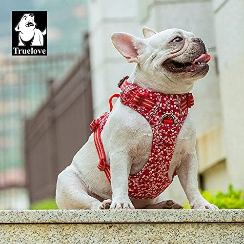 Truelove No-Pull-Hundegeschirr, XL Mohn Rot