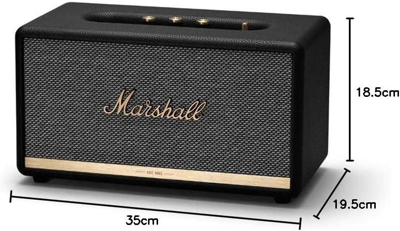 Stanmore II Bluetooth Lautsprecher, Schwarz Heimlautsprecher Stanmore II