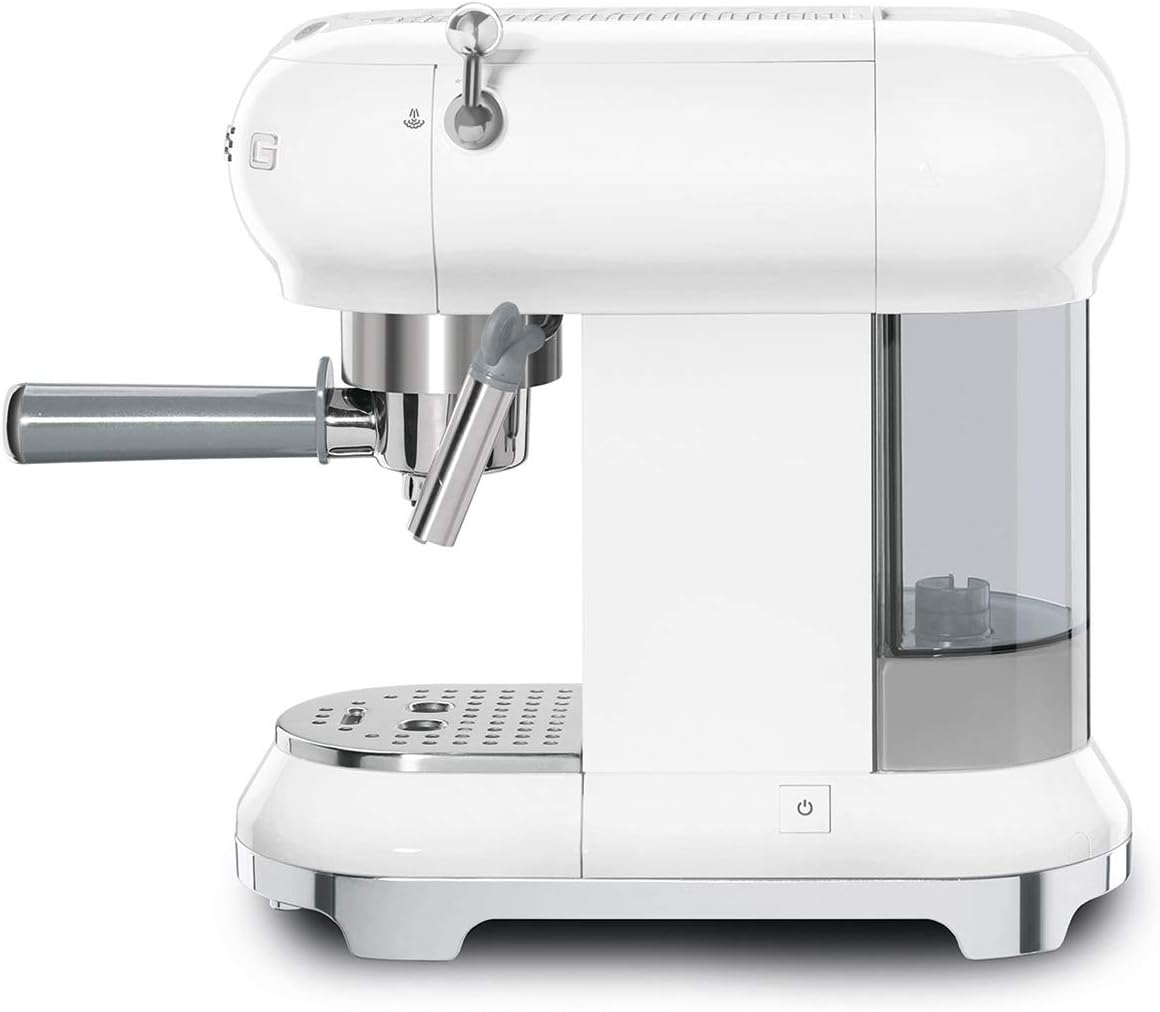 ECF01WHEU Espresso-Maschine mit Cappuccino-System, Weiss