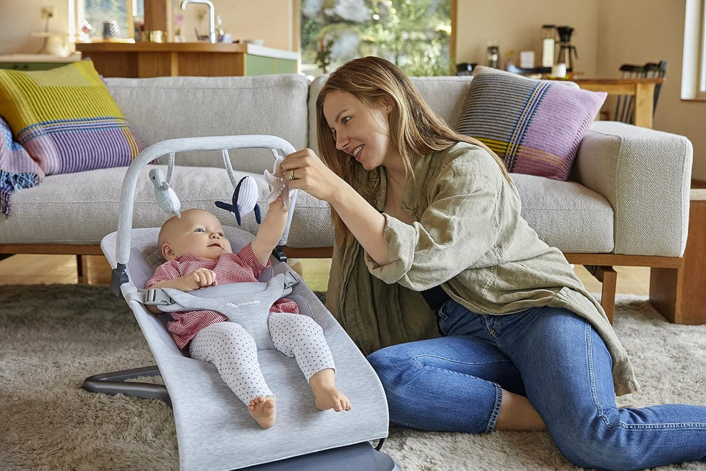 Evolve 3in1 Babywippe, Light Grey