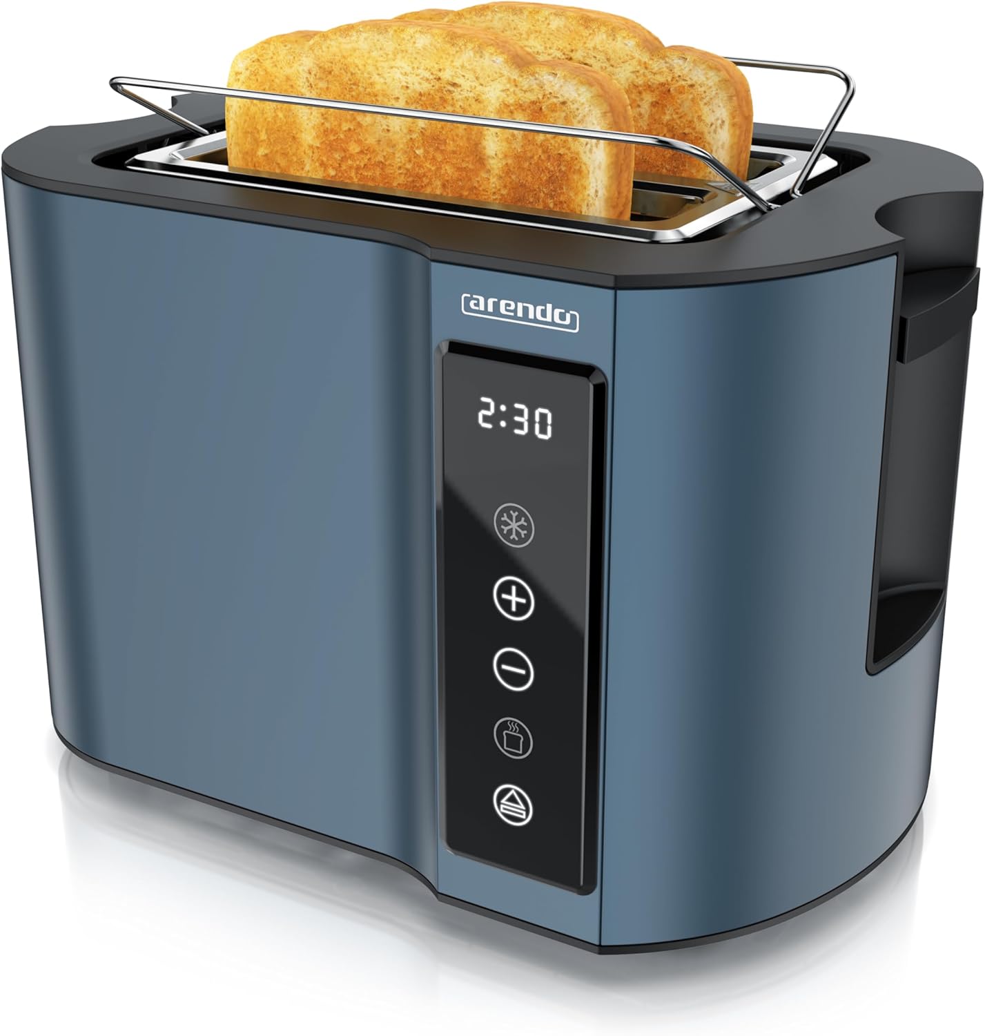 Toaster mit Display und 7 Bräunungsstufen, C: Blau