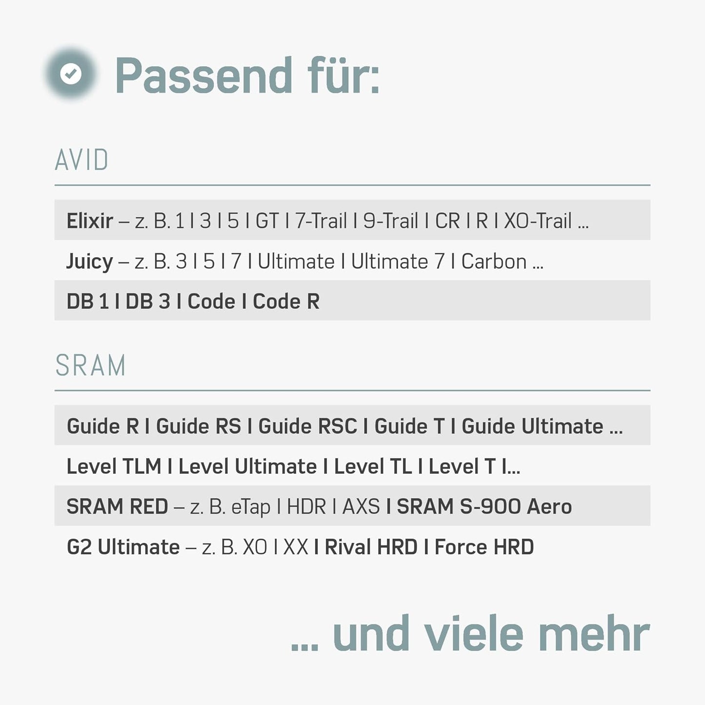 Entlüftungskit ‎für Avid & Sram-Bremsen