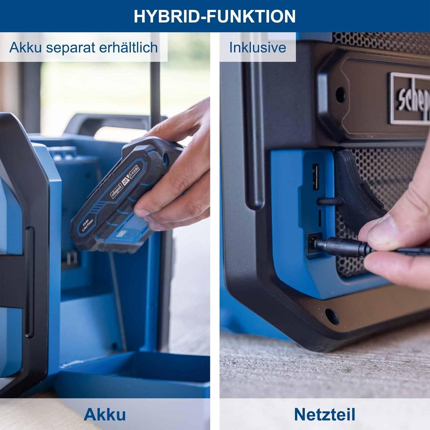 Akku-Baustellenradio C-DAB30-X mit DAB+