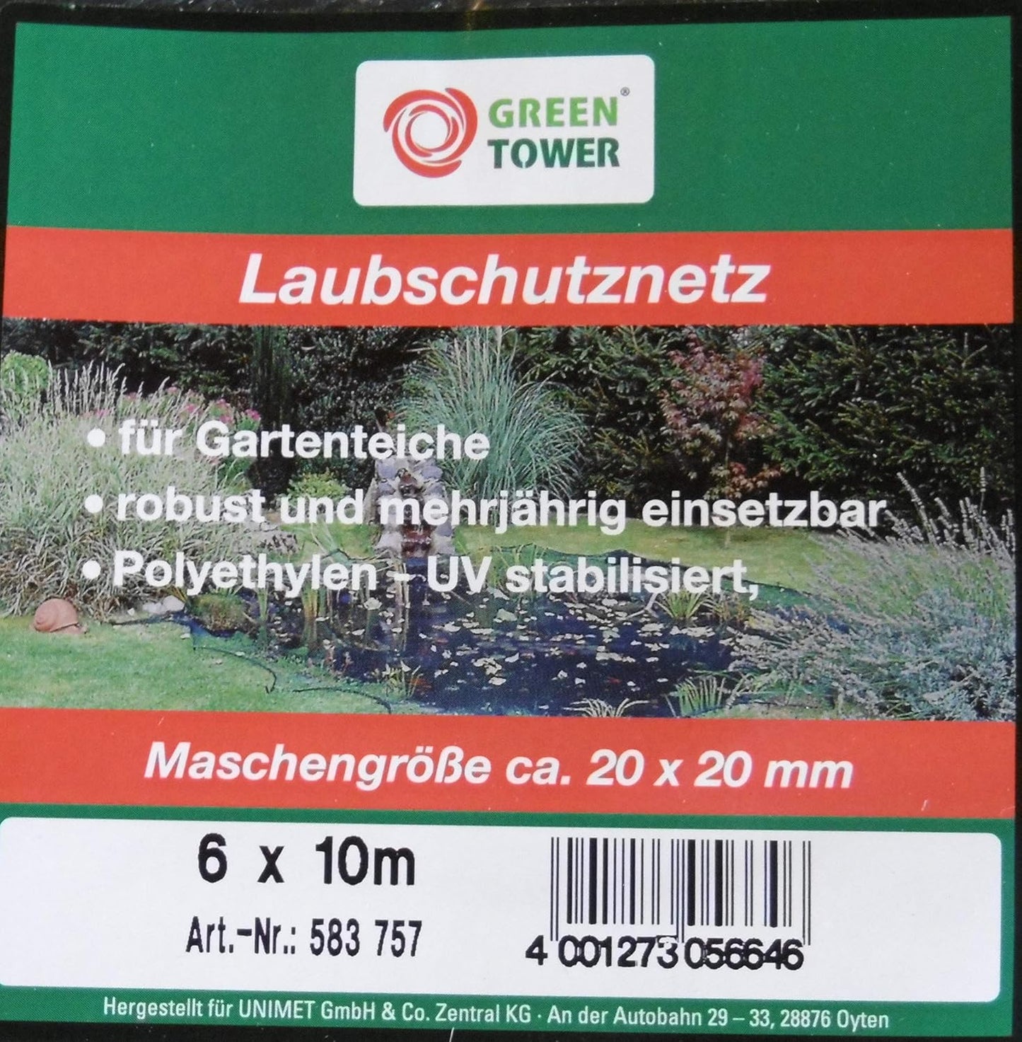 Teichabdecknetz