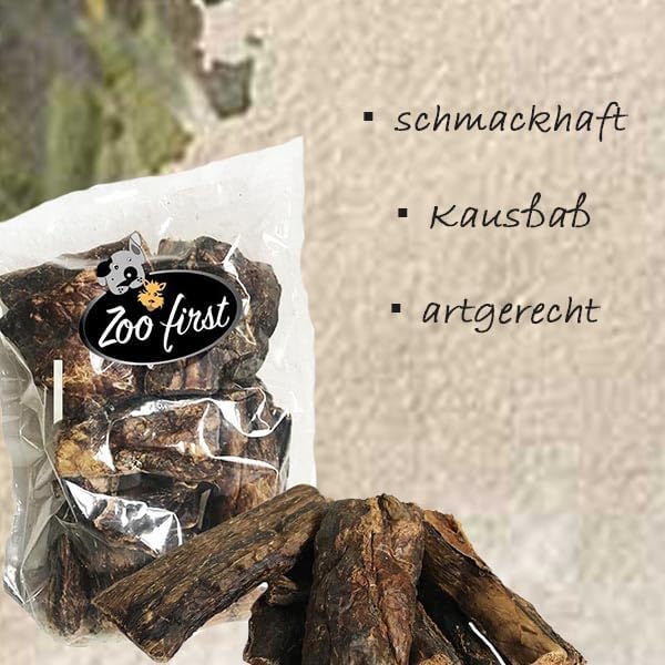Getrocknete Rinderlunge Snack (5 kg) für Hunde