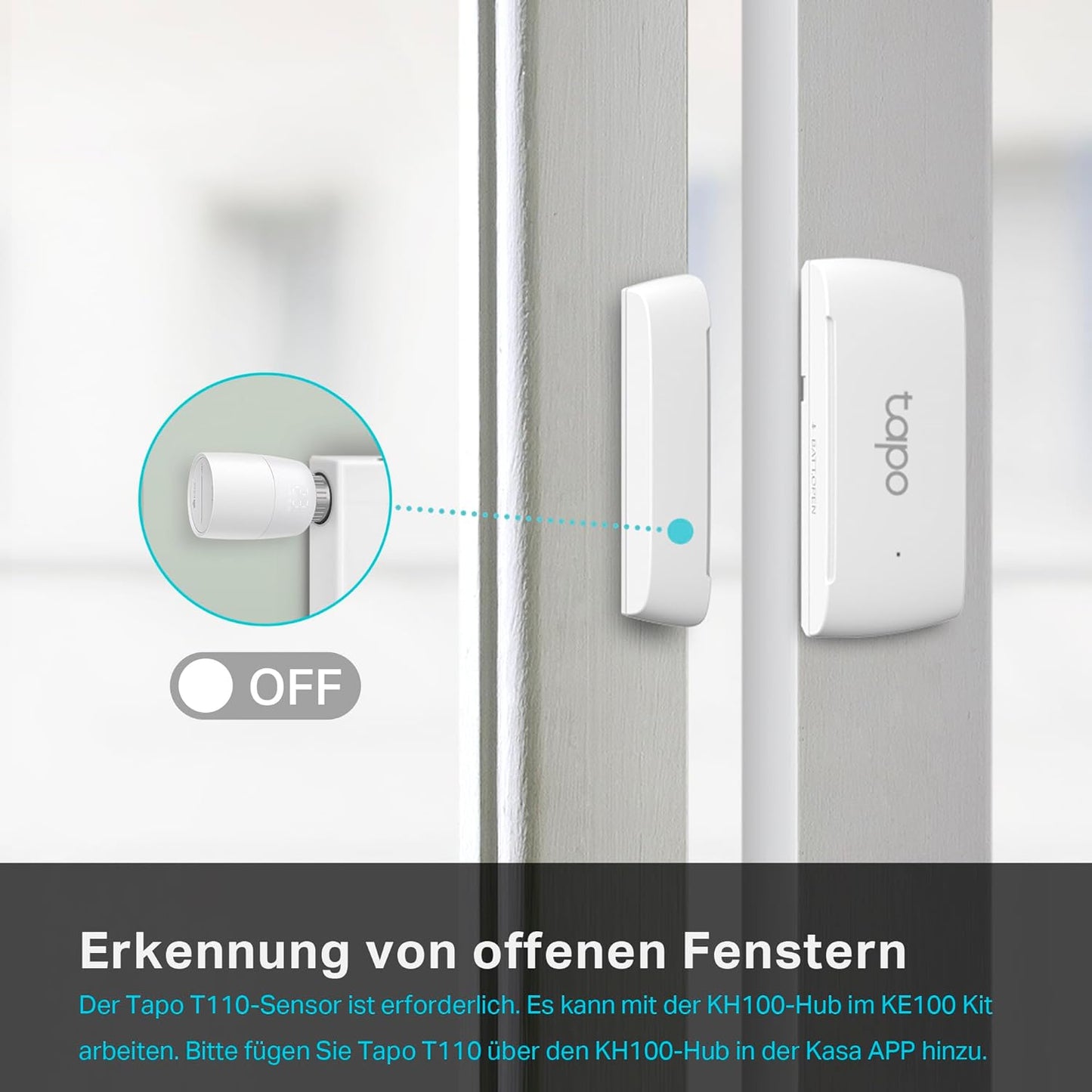 Kasa Smart Heizkörperthermostat, Single ; Heizkörperthermostat mit Hub