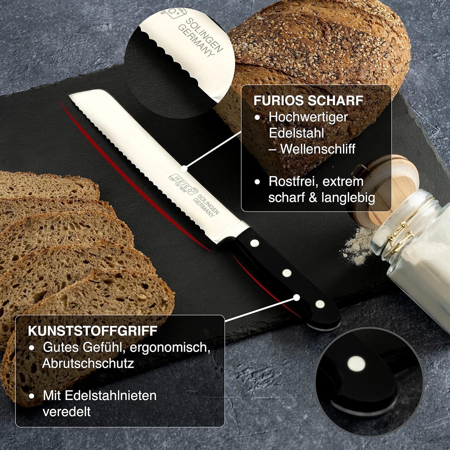 Brotmesser, Brotmesser