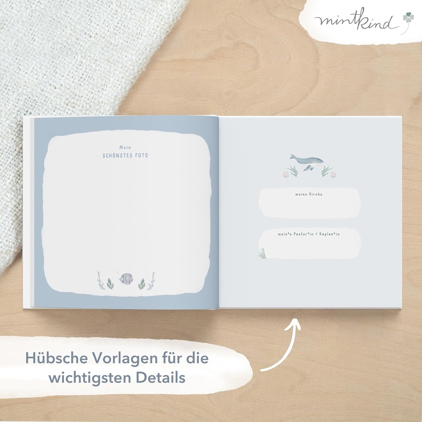 Kommunion Gästebuch, Wal