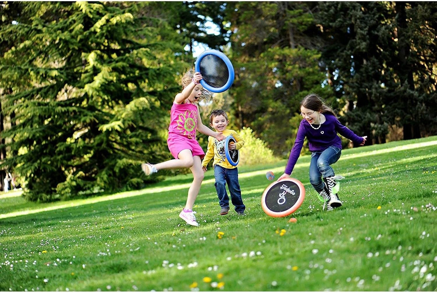 Ogo Sport Set mit Softdiscs & Ball, blau/orange Einheitsgrösse Single