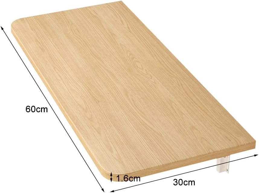 Klapptisch zur Wandmontage, Farbe Walnuss-60*30*1.6cm