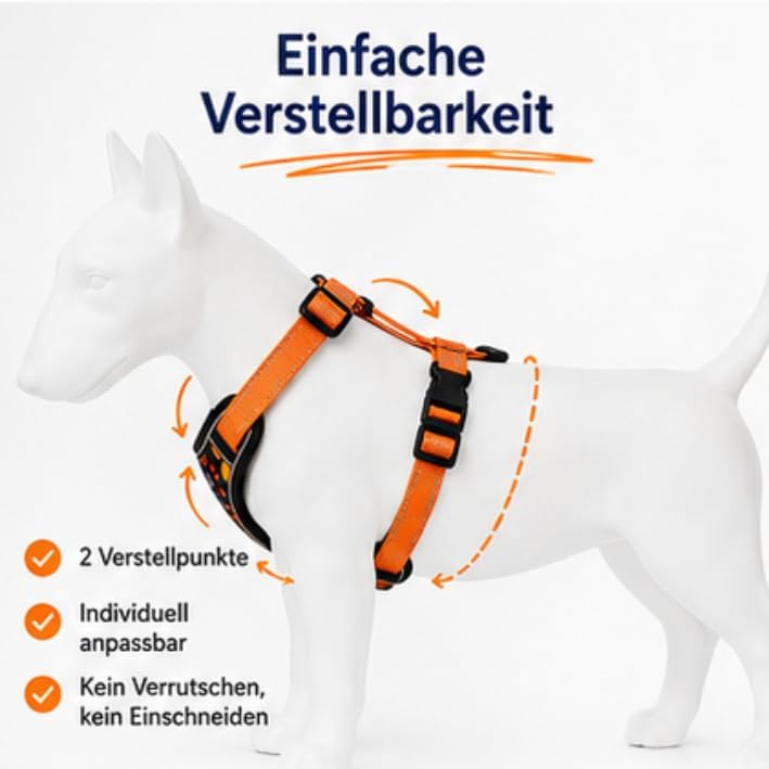 Verstellbares Hundegeschirr Jungle Pop, S Jungle