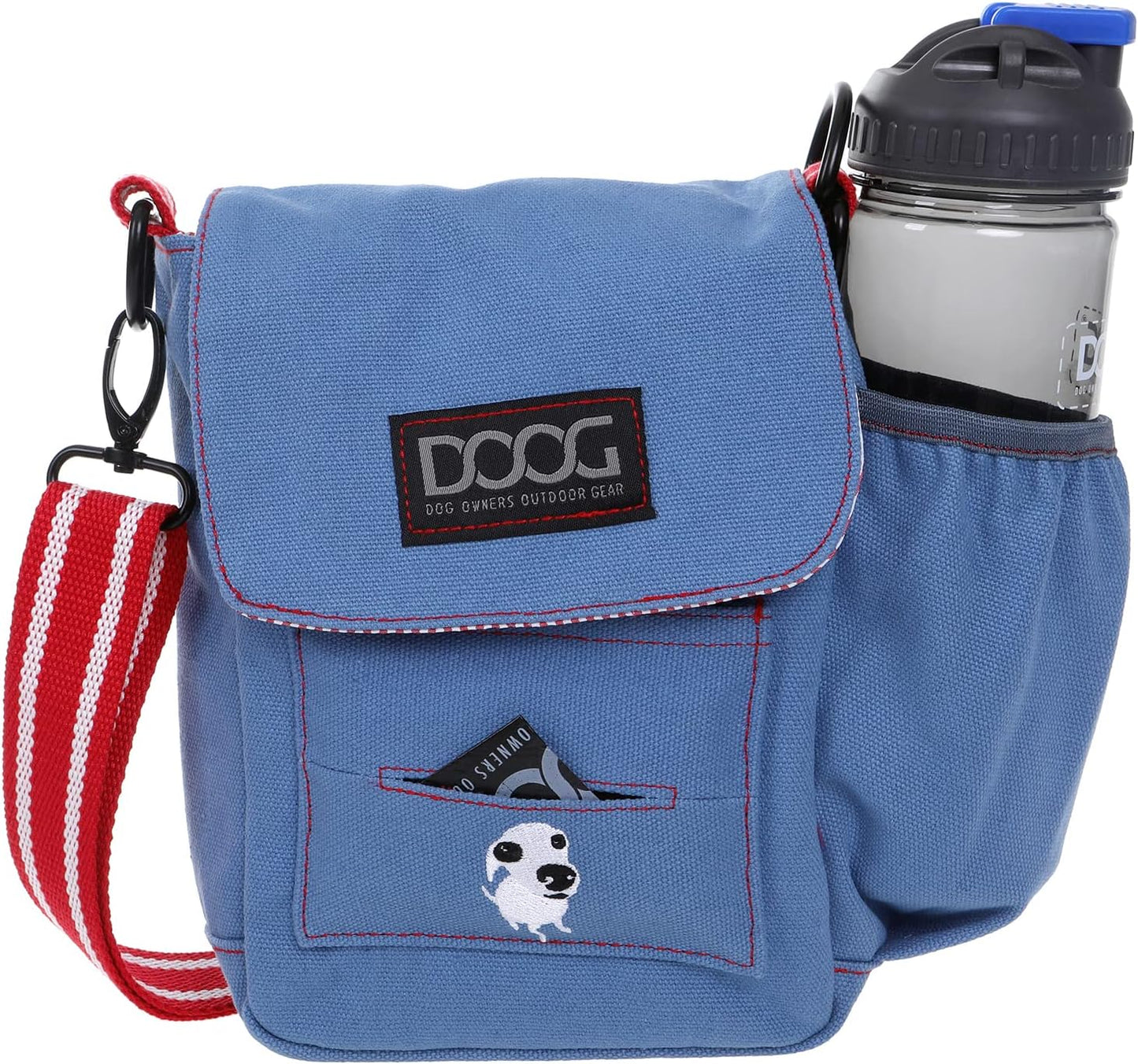 Walkie Umhängetasche für Hundeausflüge, Blau