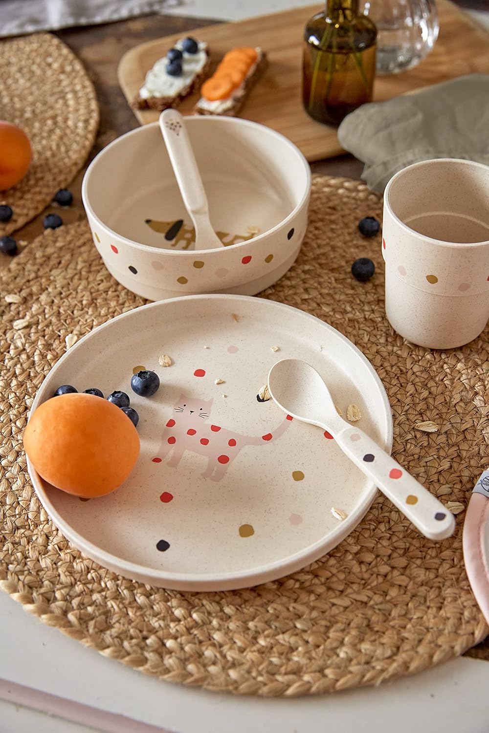 Little Mateys Kindergeschirr-Set, Orange