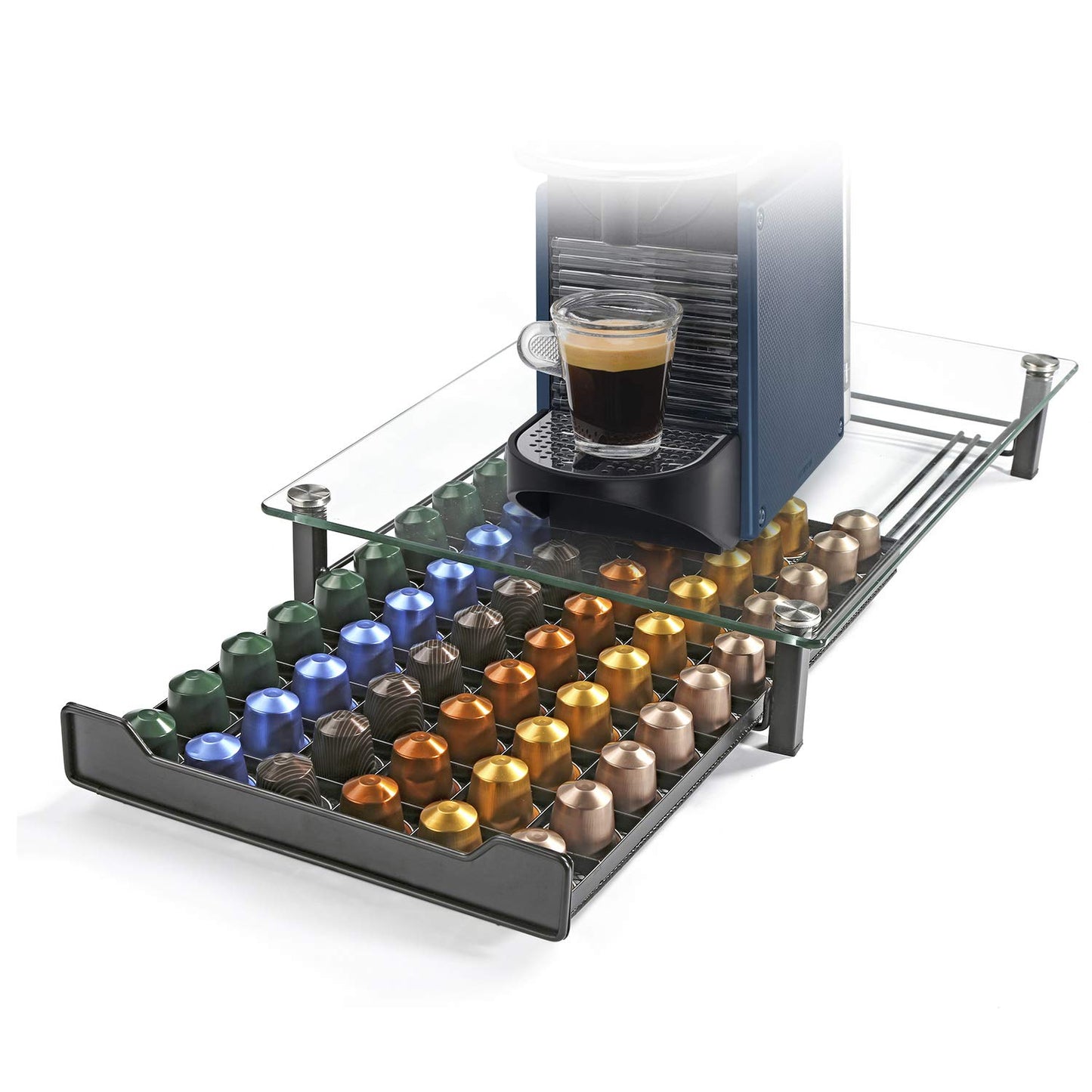 Kapselhalter für Nespresso, Klar