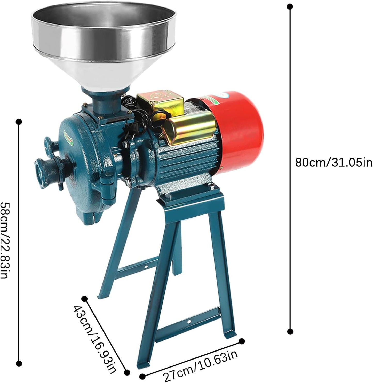 Getreidemühle, Grün, 2200 Watt