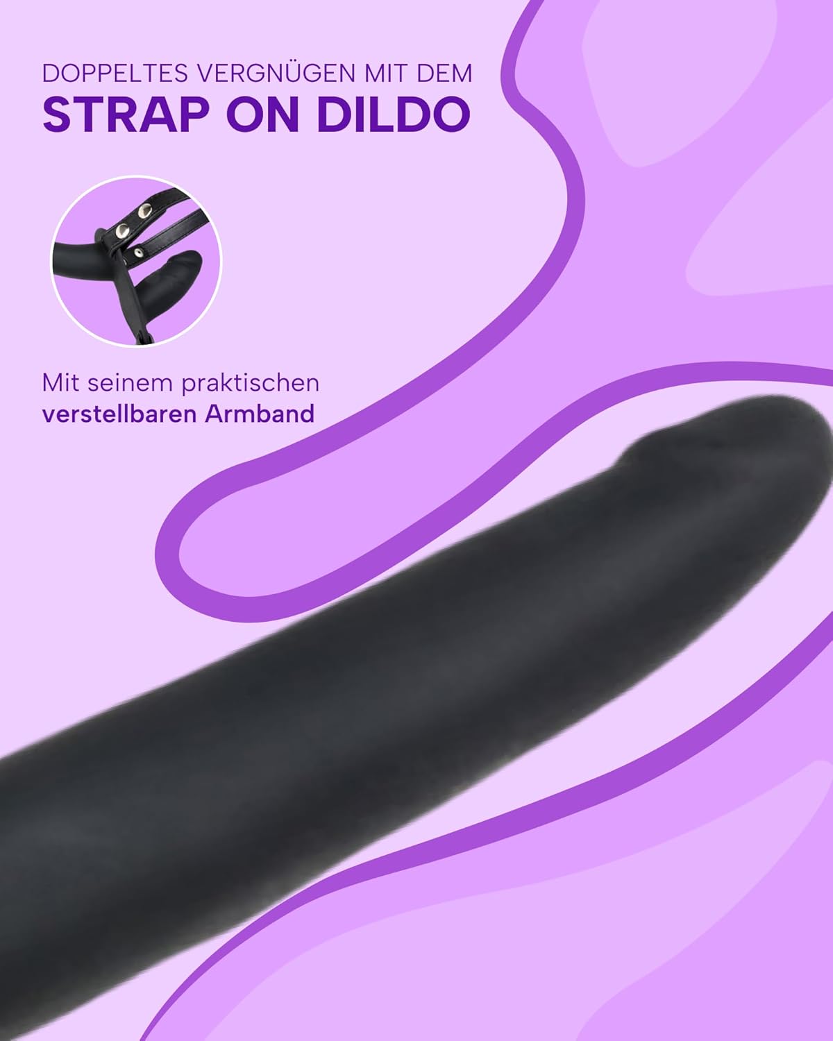 Gordis Strap-On Doppeldildo für Paare, Gordis