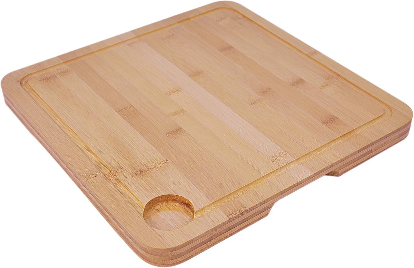 Schneidebrett mit Saftrille, 35L x 35B cm