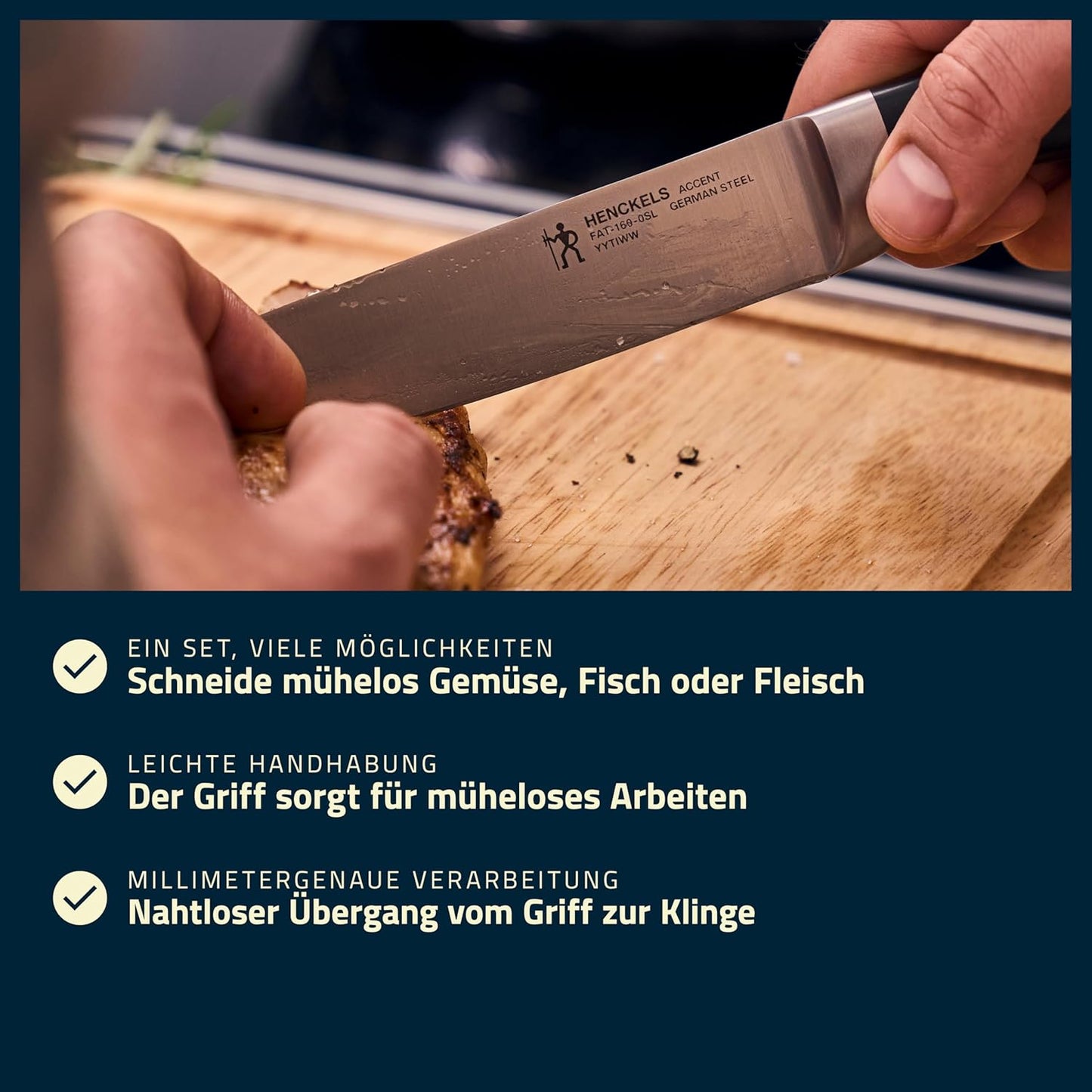 Accent Messerblockset mit Schere