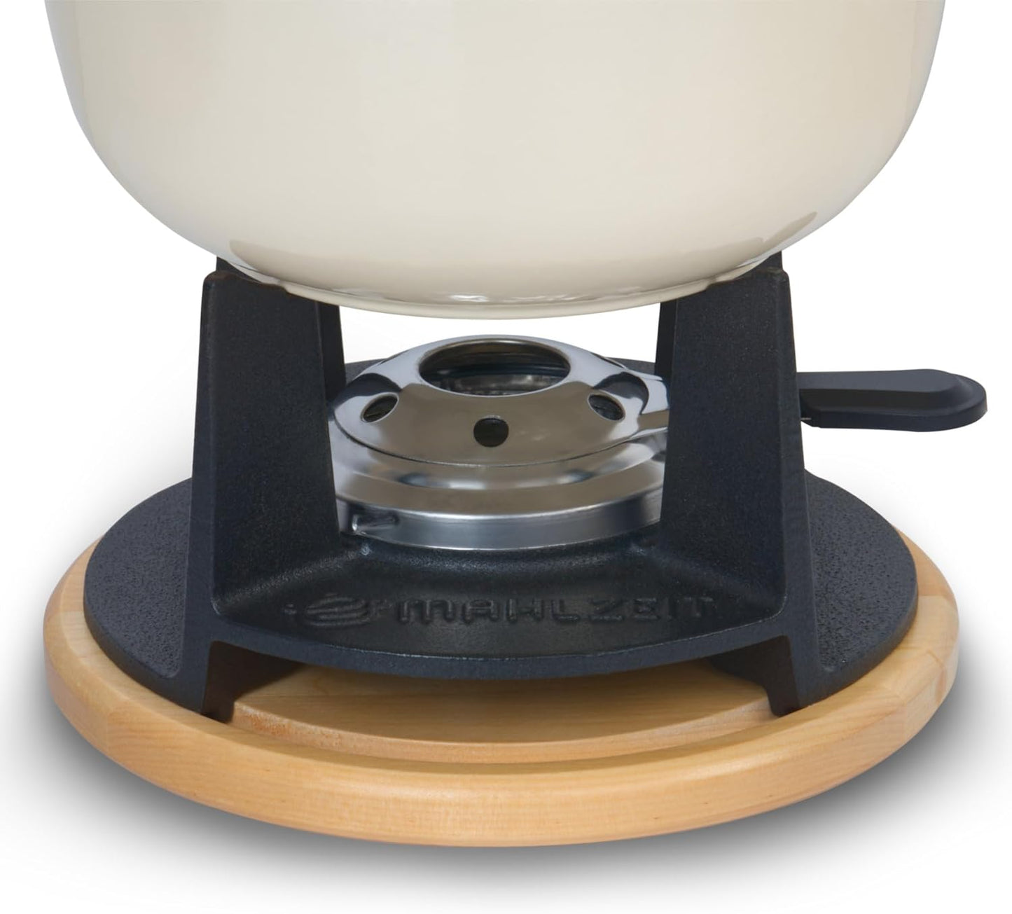 Fondue Set für 6 Personen, Creme / Creme Emailliert