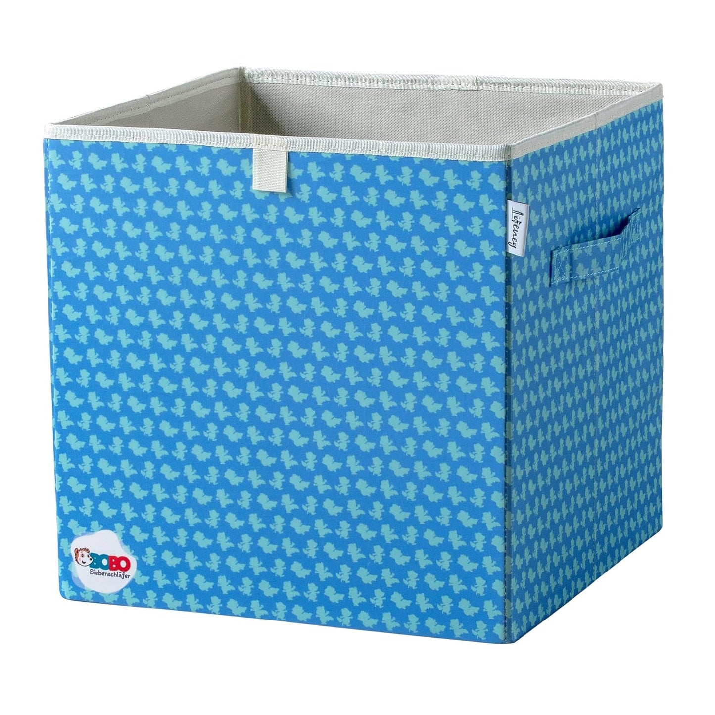 Aufbewahrungsbox Bobo Siebenschläfer (33 x 33 x 33 cm), Blau
