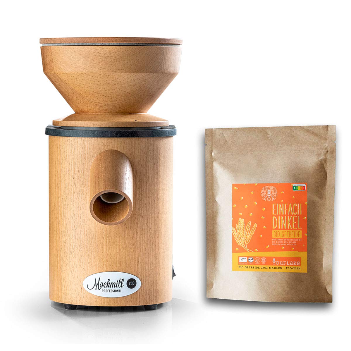 Getreidemühle Professional 200, Professional 200 + 2.5 kg Bio Dinkel