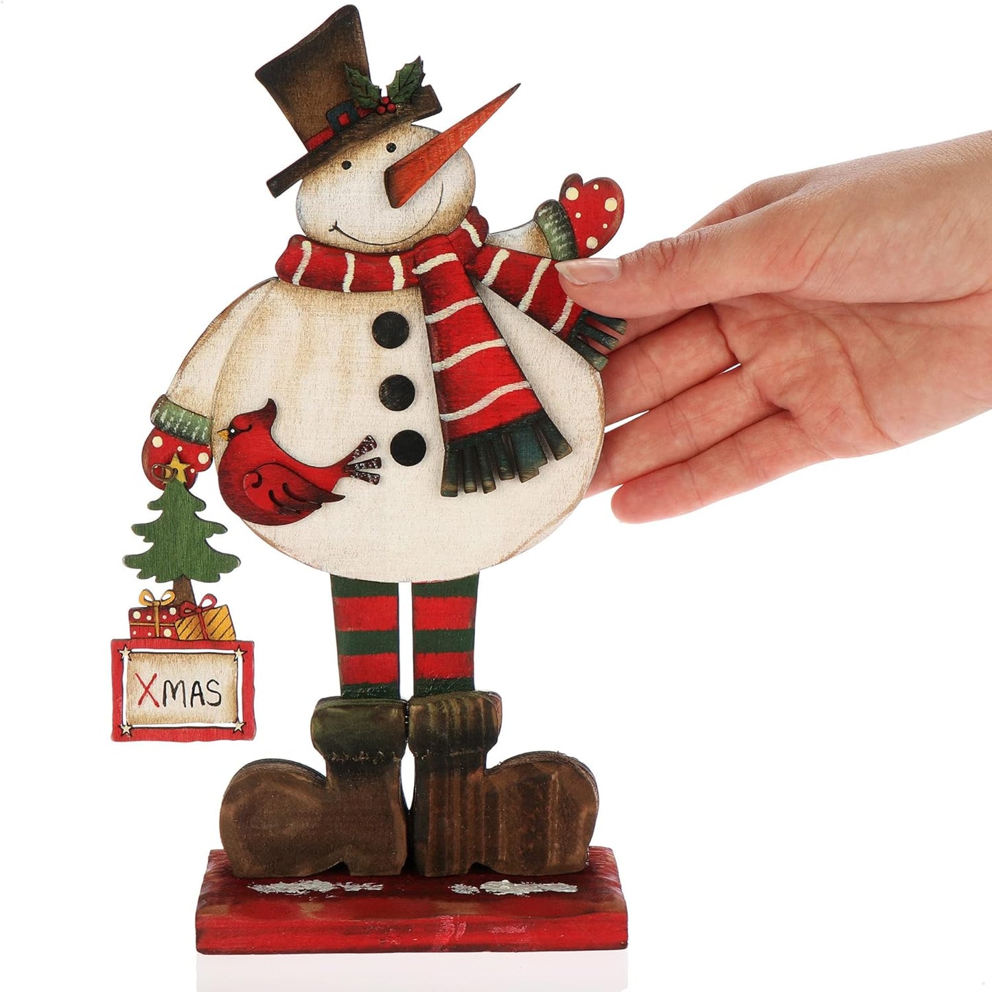 Schneemann Aufsteller X-Mas, Schneemann - X-mas