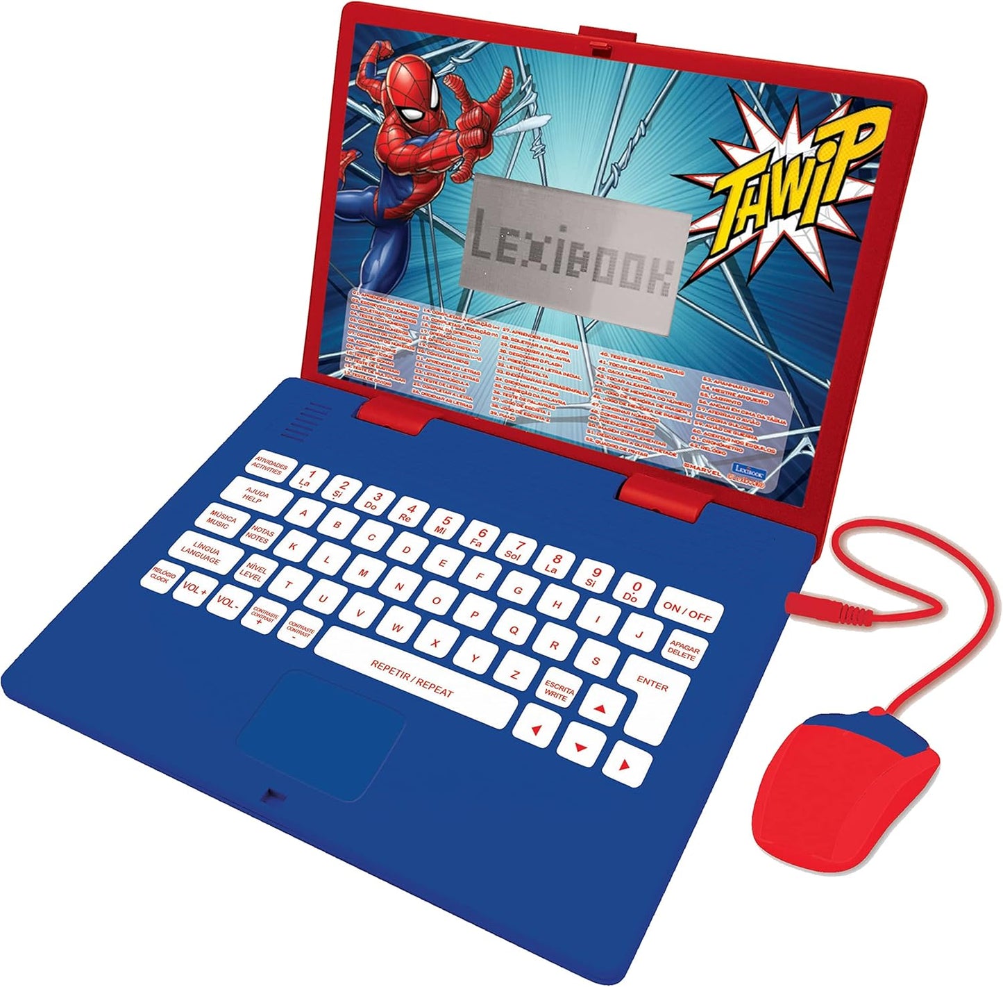 Marvel Spiderman Lern-Laptop mit 124 Aktivitäten, Spider-Man