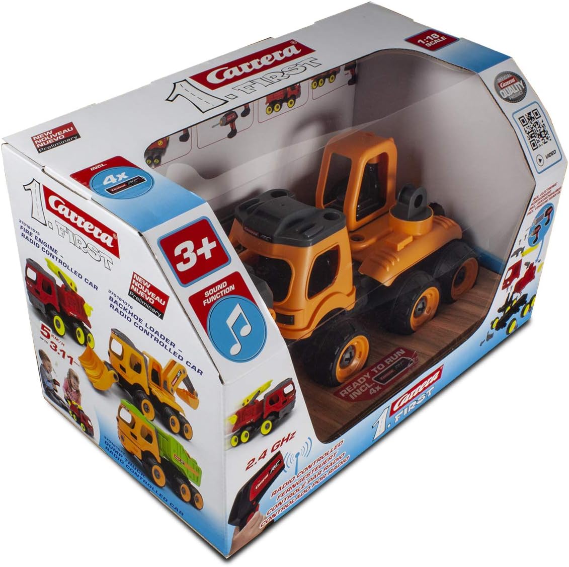 RC First Bagger Backhoe Loader mit Controller, Bagger