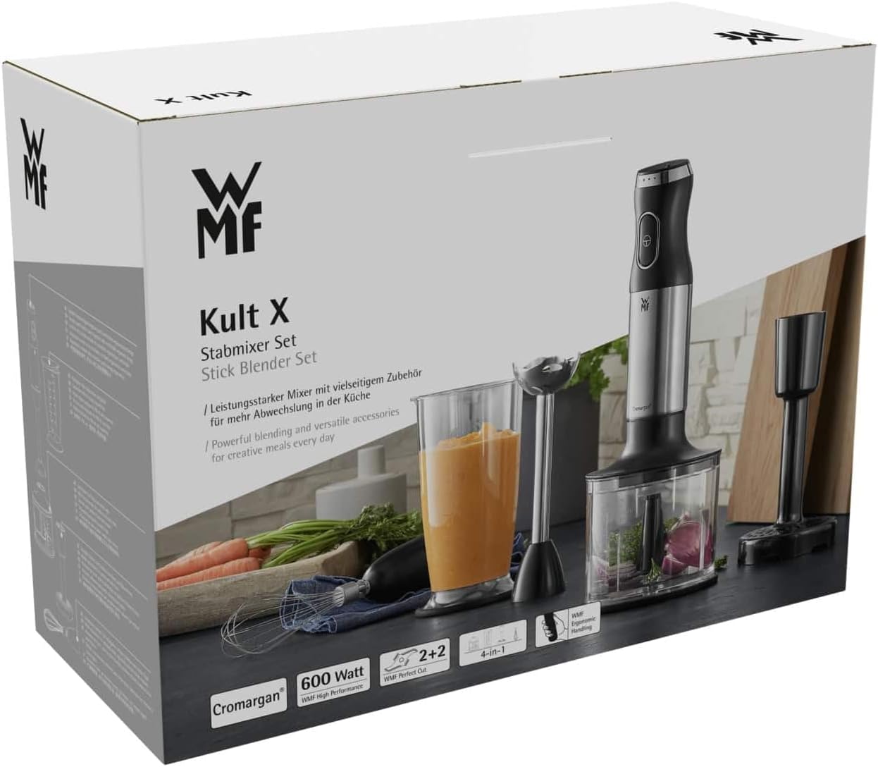 Kult X Stabmixer-Set, Set 5-tlg - 600W